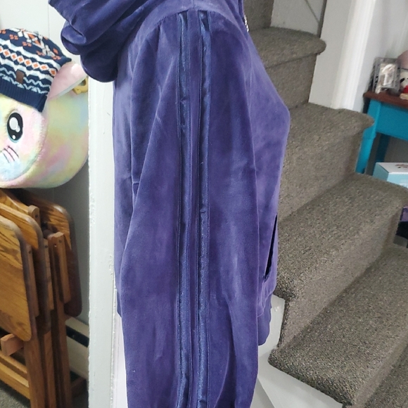 Purple Hooded Zip-Up Jacket - Picture 8 of 13